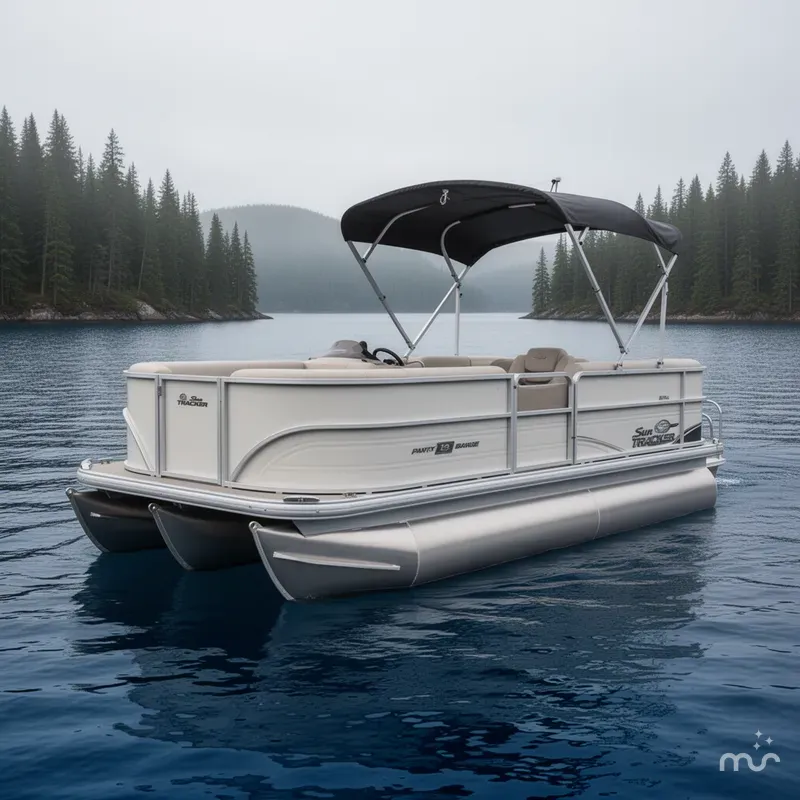 The Image of Sun Tracker Party Barge 18 DLX 2026 - 0
