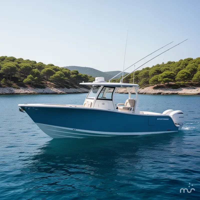 Slide: The Image of Sportsman Open 302 Center Console 2026 - 2