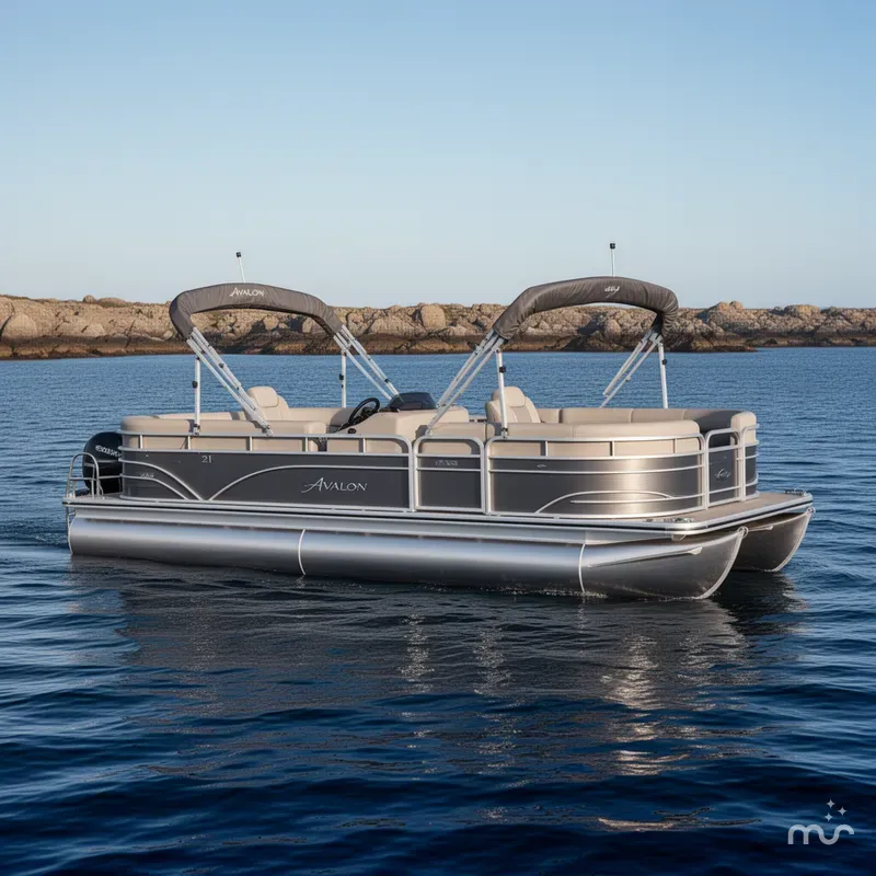 The Image of Avalon 21' Venture Platinum Quad Lounge w/ 60HP Mercury! 2026 - 0