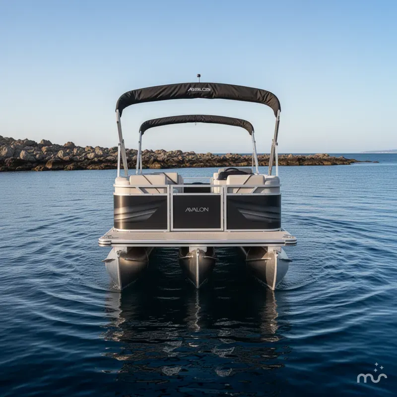 Slide: The Image of Avalon 21' Venture Platinum Quad Lounge w/ 60HP Mercury! 2026 - 3