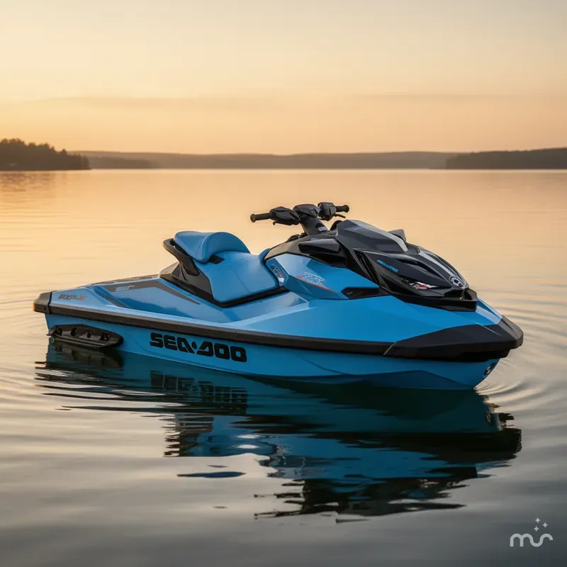 Slide: The Image of Sea-Doo RXP-X™ 325 Tech, BRP Premium A, iBR Gulfstream Blu 2026 - 0