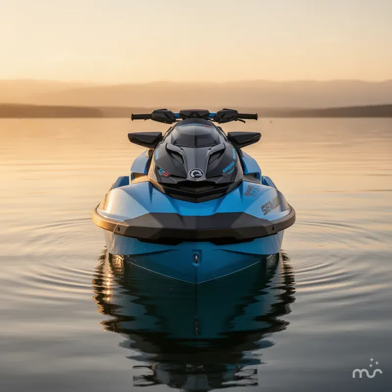 Slide: The Image of Sea-Doo RXP-X™ 325 Tech, BRP Premium A, iBR Gulfstream Blu 2026 - 1
