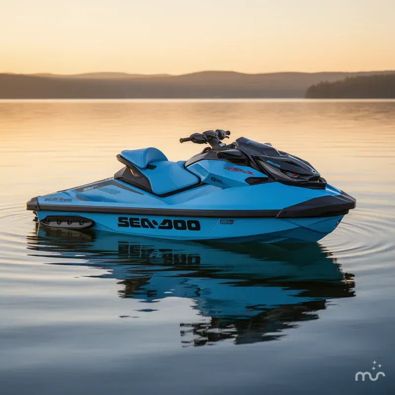Slide: The Image of Sea-Doo RXP-X™ 325 Tech, BRP Premium A, iBR Gulfstream Blu 2026 - 2