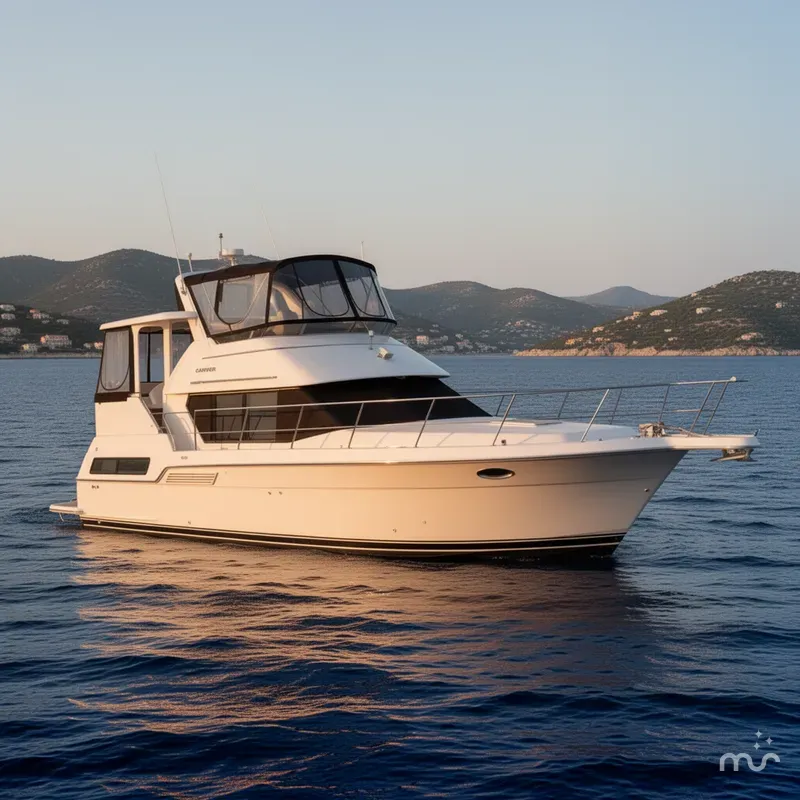 Slide: The Image of Carver Yachts 356 Motor Yacht 1993 - 2