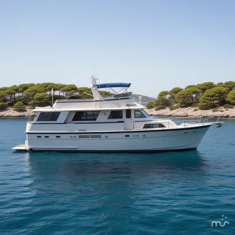 Slide: The Image of Hatteras 58 Motor Yacht 1986 - 2