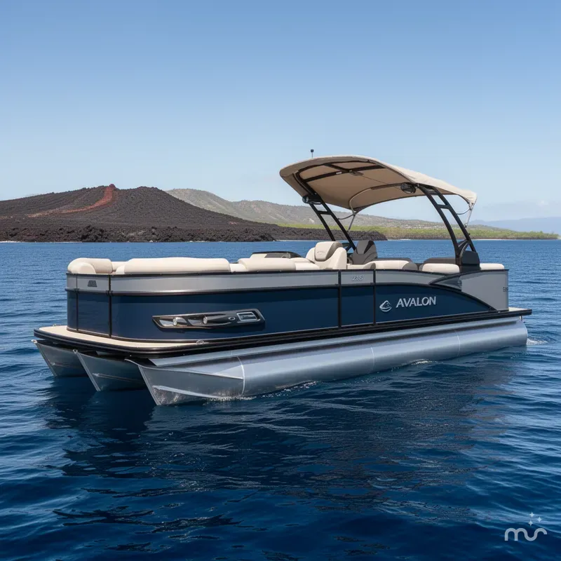 Slide: The Image of Avalon 2385 Catalina Quad Lounger, Tri Toon High Performance 2026 - 2