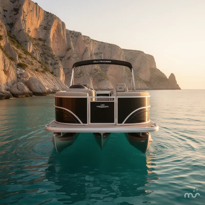 Slide: The Image of Sun Tracker Party Barge 20 DLX 2026 - 3