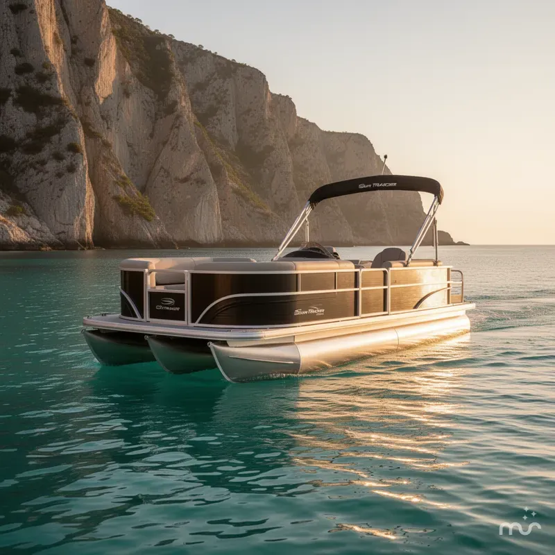 Slide: The Image of Sun Tracker Party Barge 20 DLX 2026 - 4