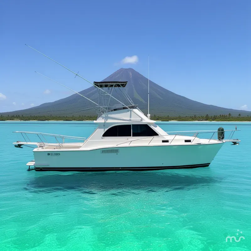 Slide: The Image of Luhrs Tournament 320 Convertible 1992 - 2
