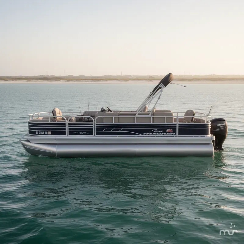 Slide: The Image of Sun Tracker Fishin' Barge 20 DLX 2021 - 1