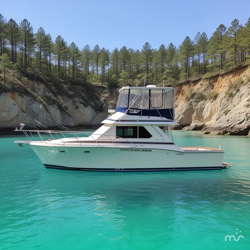 Slide: The Image of Chris-Craft 392 Commander 1987 - 2