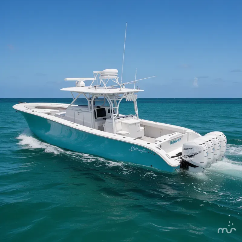 Slide: The Image of Yellowfin 42 Offshore 2009 - 1