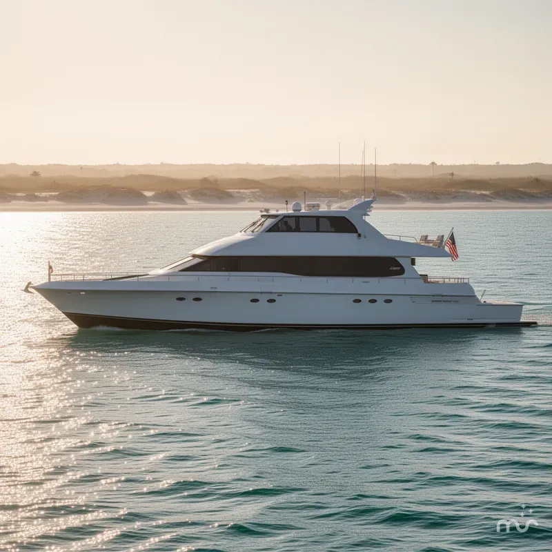 Slide: The Image of Lazzara Yachts 80 Motoryacht 1998 - 2
