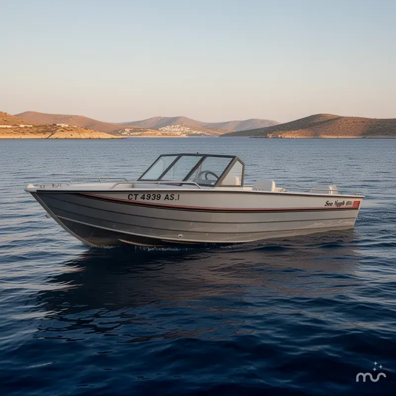 Slide: The Image of Sea Nymph SS175 Fish-n-ski 1993 - 2