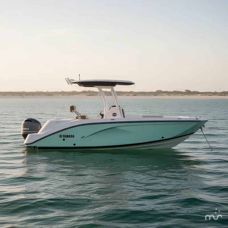 Slide: The Image of Yamaha 222 FSH SPORT E - SEAFOAM GREEN 2026 - 2