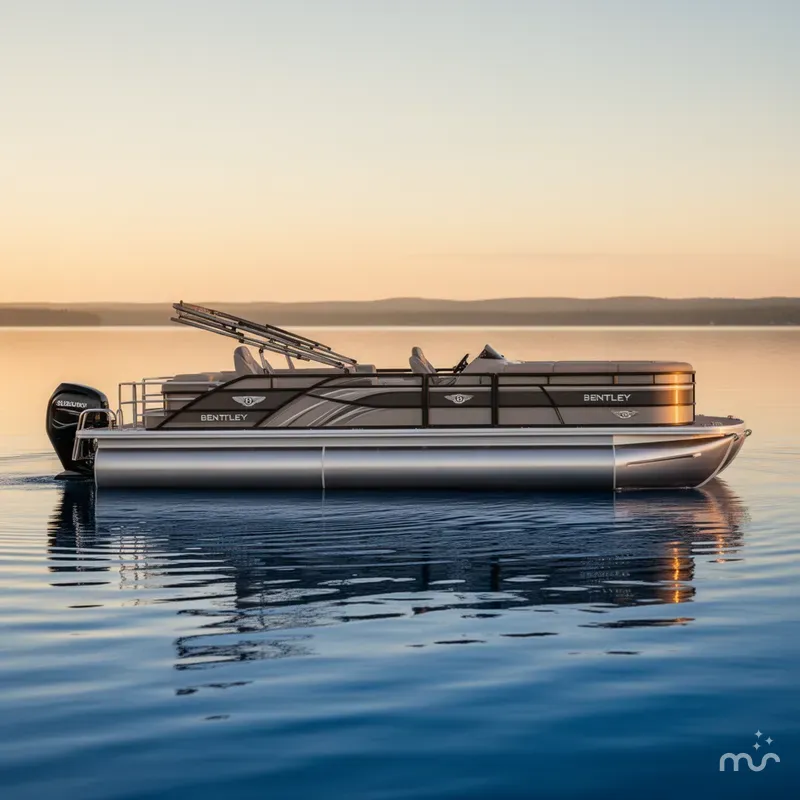 Slide: The Image of Bentley Pontoons 223 Legacy Swingback / Suzuki 150 2026 - 0