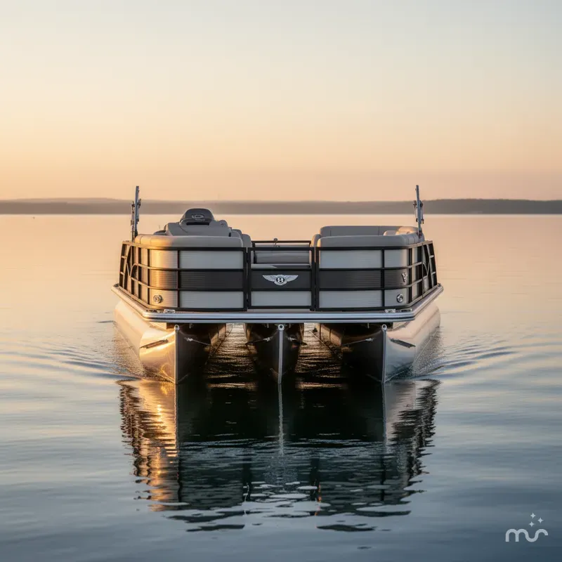 Slide: The Image of Bentley Pontoons 223 Legacy Swingback / Suzuki 150 2026 - 1