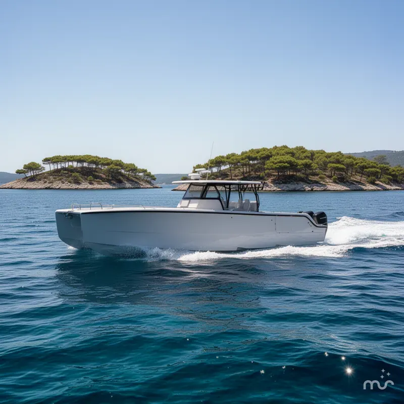 Slide: The Image of Invincible 35 Catamaran 2023 - 4