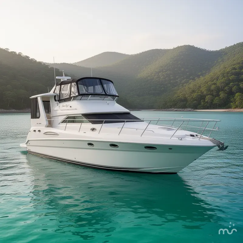 Slide: The Image of Sea Ray 420 Aft Cabin 2001 - 2