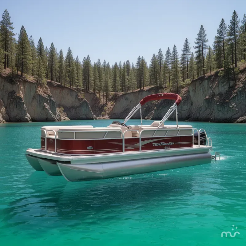 The Image of Sun Tracker Party Barge 20 DLX 2014 - 0