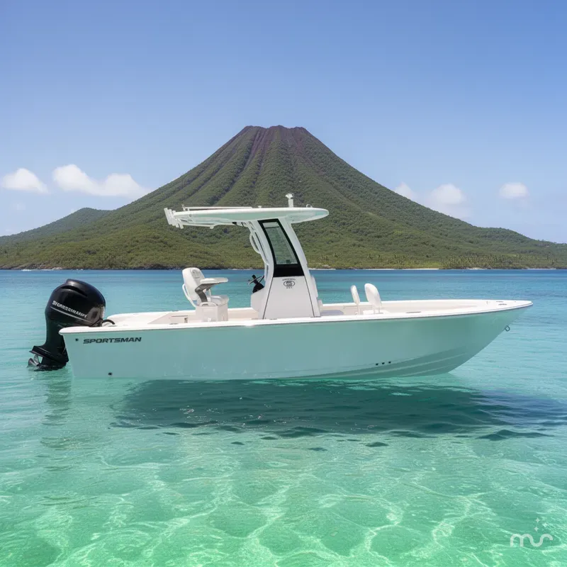 Slide: The Image of Sportsman Masters 227 Bay Boat 2026 - 2