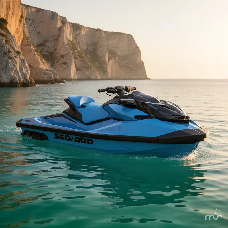 The Image of Sea-Doo RXP-X™ 325 Tech, BRP Premium A, iBR Gulfstream Blu 2026 - 0