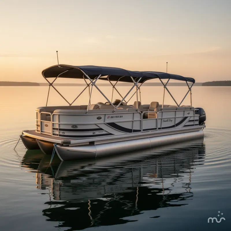 Slide: The Image of South Bay 925 CR TRITOON INBOARD 2007 - 2