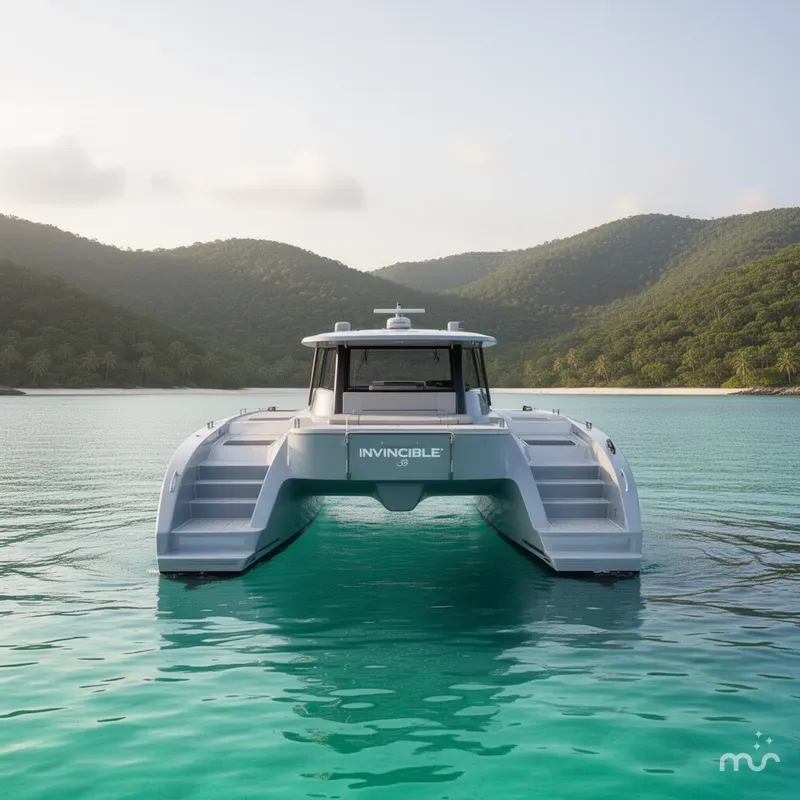Slide: The Image of Invincible 38 Catamaran 2026 - 3
