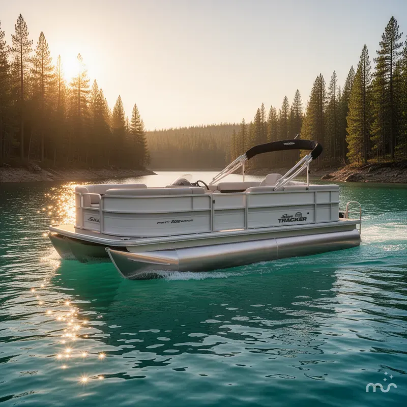 The Image of Sun Tracker Party Barge 18 DLX 2026 - 0