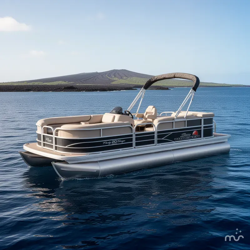 The Image of Sun Tracker Party Barge 20 DLX 2017 - 0