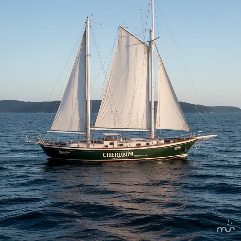 Slide: The Image of Cherubini Schooner 1983 - 2