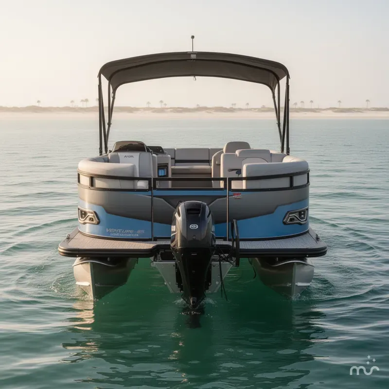 Slide: The Image of Avalon 2385 Venture 85 Quad Lounger, Tri Toon High Performance 2026 - 2