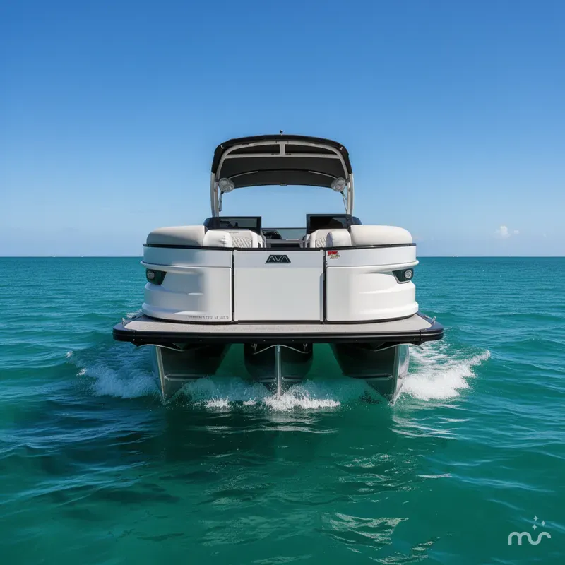 Slide: The Image of Avalon 2785 Excalibur LTD, Windshield Quad Lounger, Twin Mercury 400hp V-10's 2026 - 2