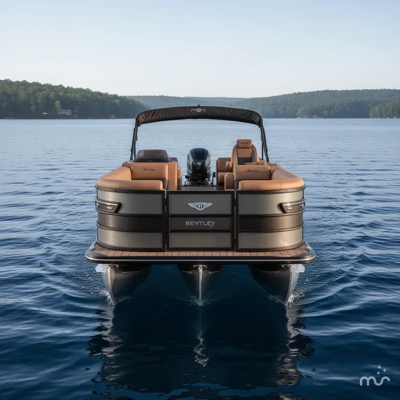 Slide: The Image of Bentley Pontoons Elite 223 Swingback Tritoon 2026 - 1