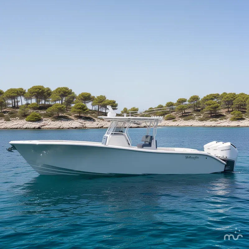 Slide: The Image of Yellowfin 34 Offshore 2024 - 2