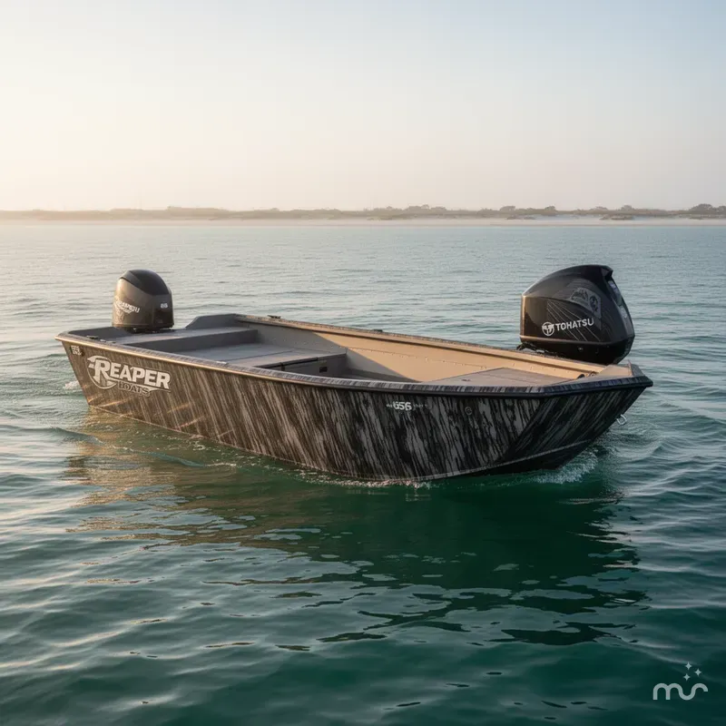 Slide: The Image of Reaper Boats 656 656 STEP TRANSOM 2026 - 1