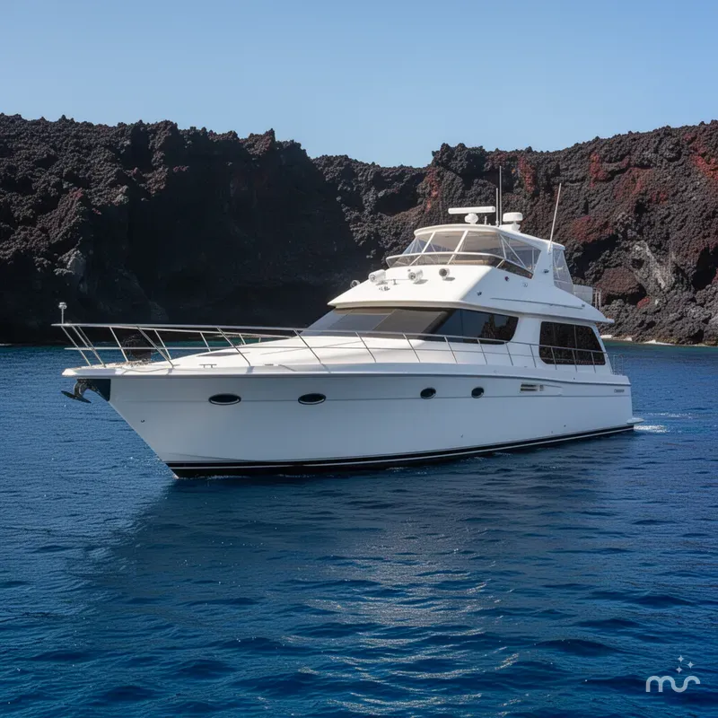 Slide: The Image of Carver Yachts 570 Voyager Pilothouse 2004 - 2
