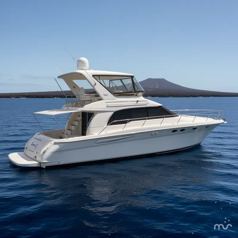Slide: The Image of Sea Ray 480 Sedan Bridge 1999 - 2