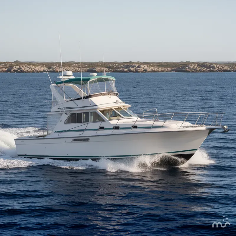 Slide: The Image of Mainship 35 Open Bridge 1991 - 2