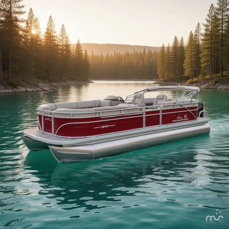 The Image of Sun Tracker Party Barge 24 DLX 2025 - 0