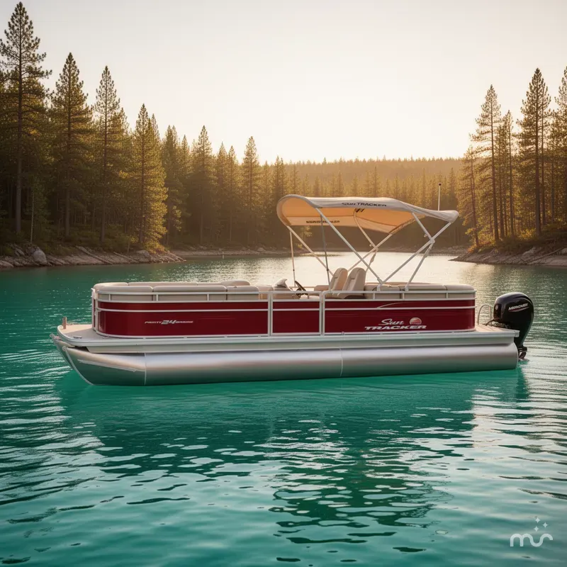 Slide: The Image of Sun Tracker Party Barge 24 DLX 2025 - 2