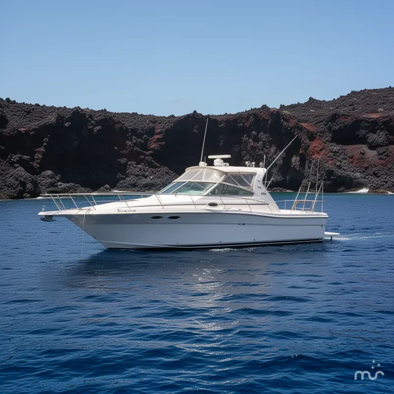 Slide: The Image of Sea Ray 340 Amberjack 2001 - 2