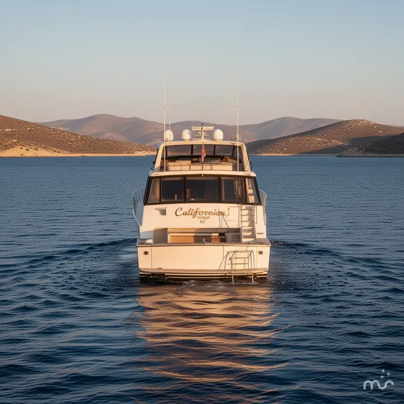 Slide: The Image of Californian 52 Cockpit Motor Yacht 1991 - 3