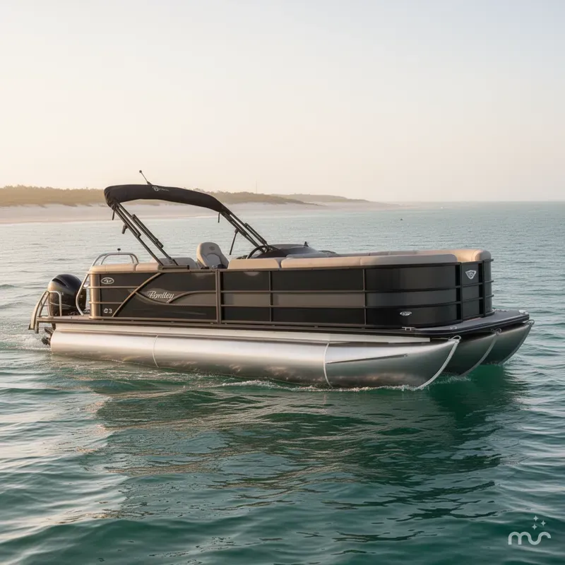 Slide: The Image of Bentley Pontoons Legacy 223 Navigator 2025 - 0