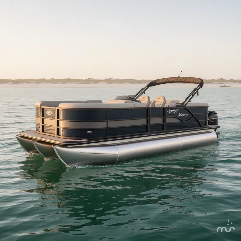 Slide: The Image of Bentley Pontoons Legacy 223 Navigator 2025 - 1