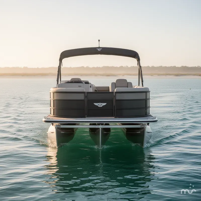 Slide: The Image of Bentley Pontoons Legacy 223 Navigator 2025 - 2
