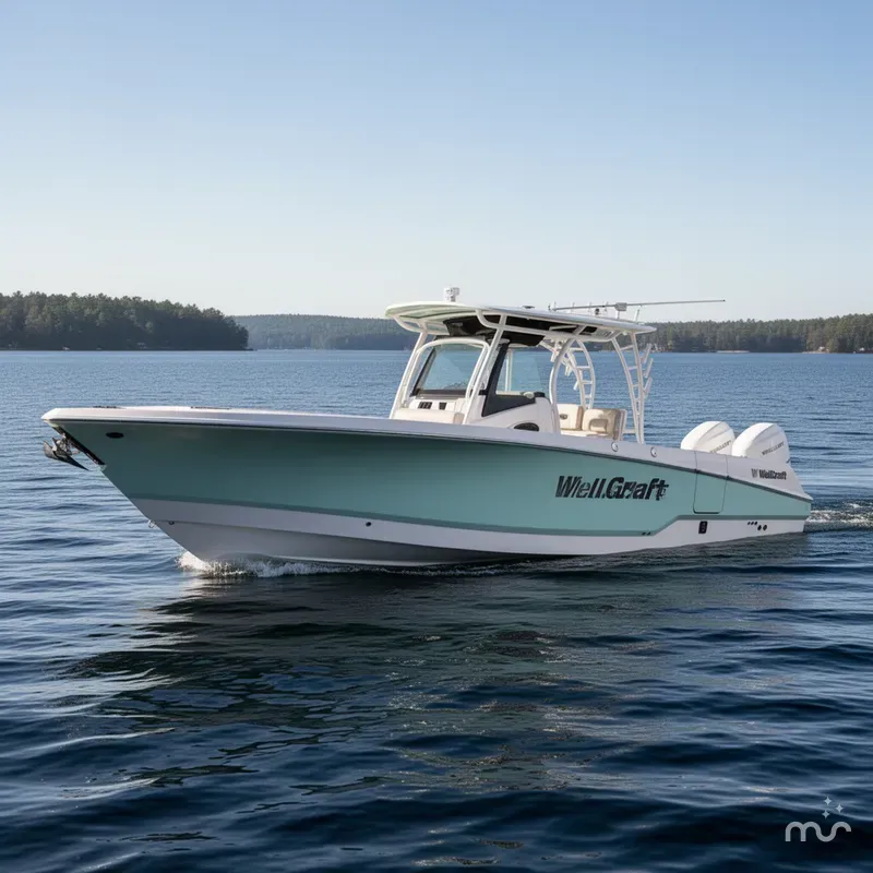 Slide: The Image of Wellcraft 302 Fisherman 2026 - 2