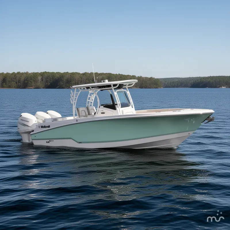 Slide: The Image of Wellcraft 302 Fisherman 2026 - 4