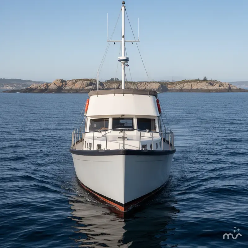 Slide: The Image of Willard Pilot House Trawler 1981 - 1