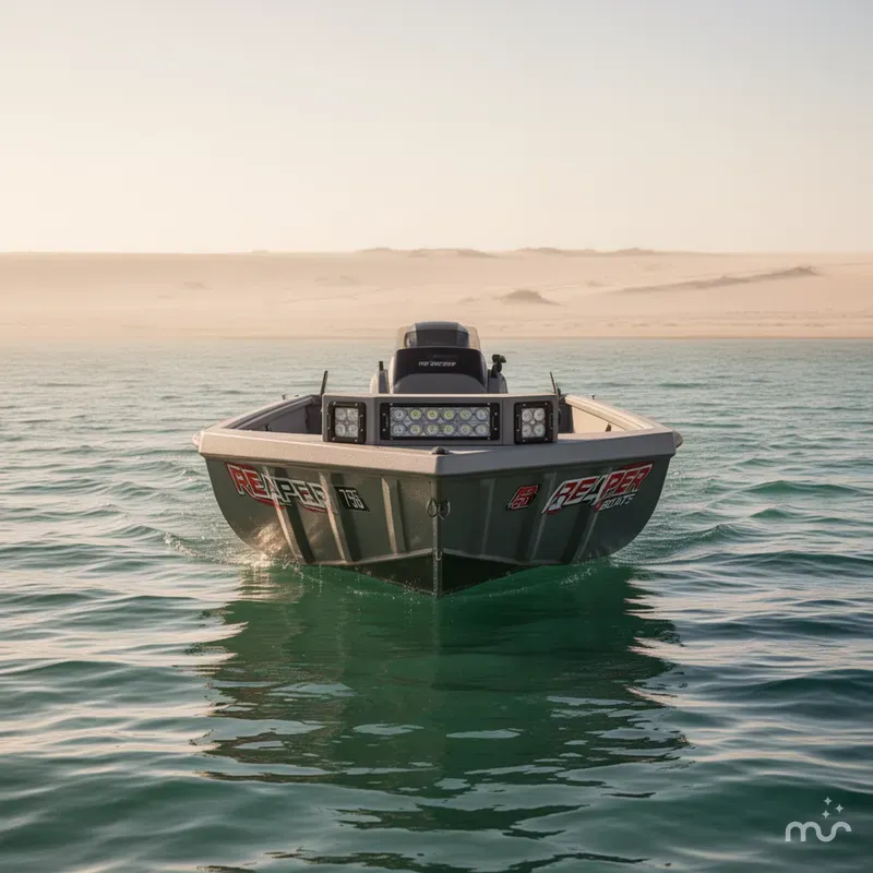 Slide: The Image of Reaper Boats 756 756 STEP TRANSOM 2025 - 1
